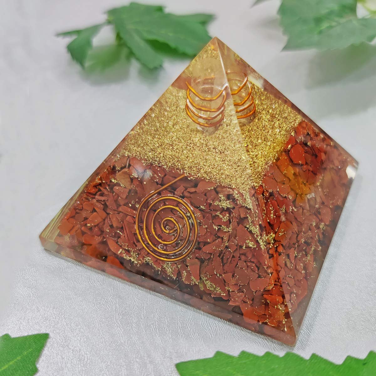 7 Chakra Orgonite Pyramid Chakra Healing, Positive Energy, Reiki, Money, Health, Good Luck, Prosperity, Feng Shui, Vastu Correction Office Home Decor Gift - Image 4