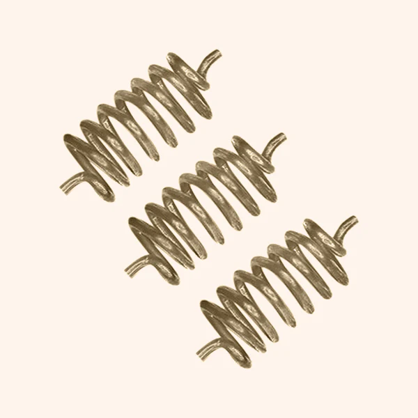 BRASS ANTI CLOCKWISE SPRING SET 3