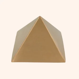 COPPER PLAIN HOLLOW PYRAMID 3 INCH