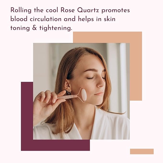 Rose Quartz Roller & Gua Sha Set - Image 6