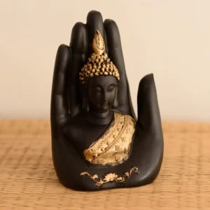 Golden Handcrafted Palm Buddha