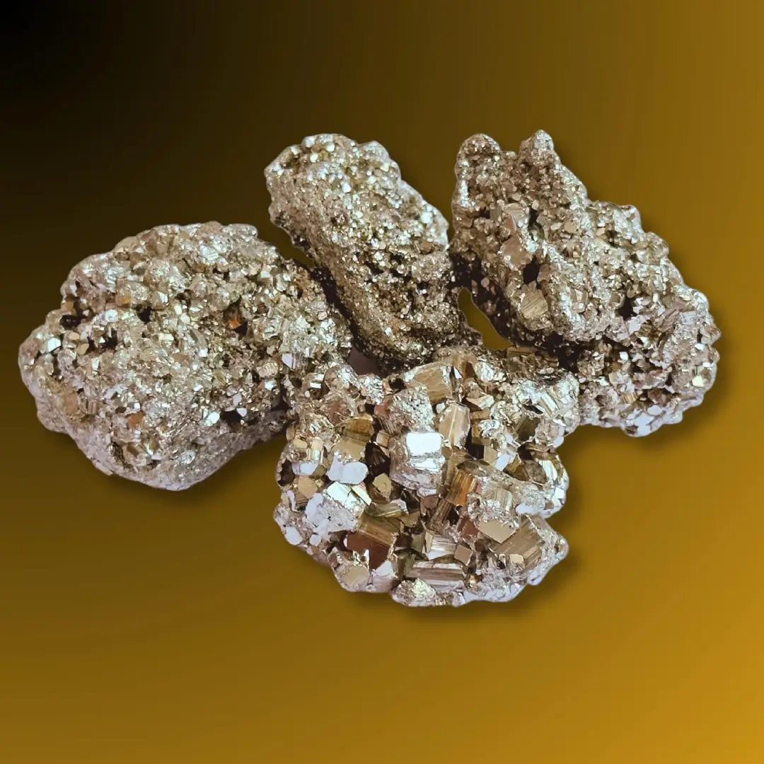 Pyrite Raw Crystal For Success & Positive Vibration For Money 100 gram to 150 gram - Image 2