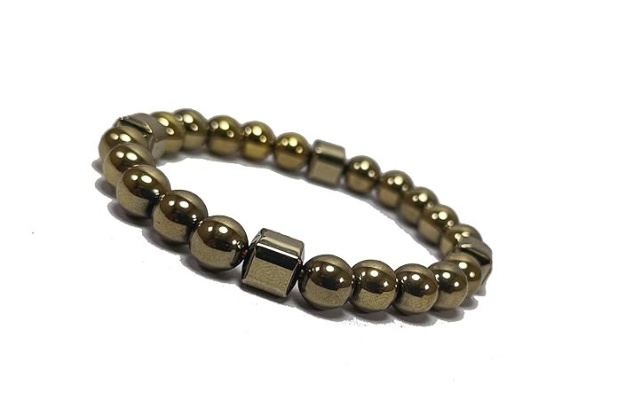 Golden Pyrite Cube Bracelet for Money Attraction & Prosperity - Image 6