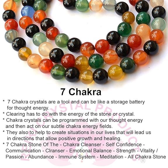 Rose Quartz with Seven Chakra Bracelet For Love, Attraction, Meditation - Image 2