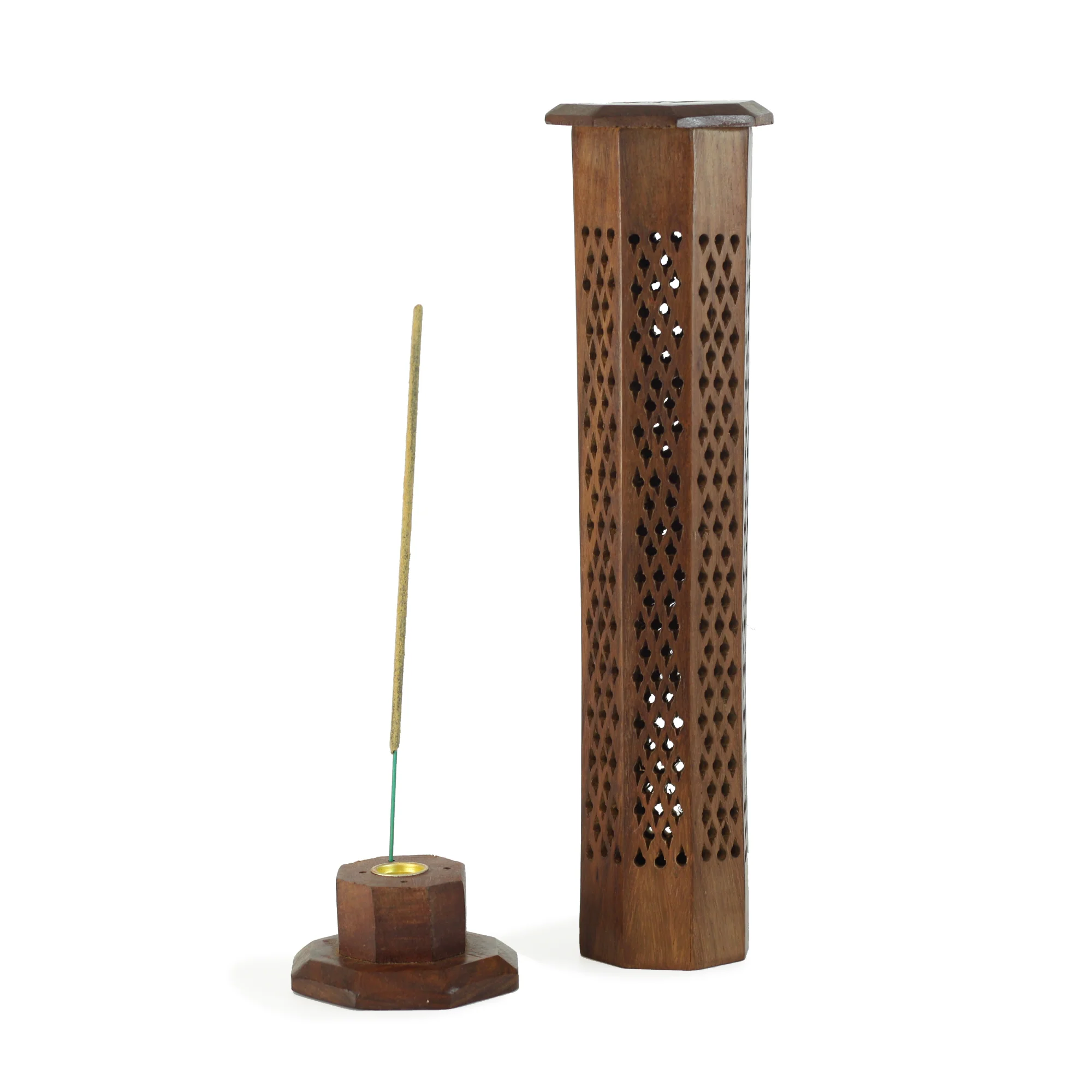 Wooden Incense Holder | Temple Decoration | Agarbatti Dhoop Holder | Agarbati Stand - Image 2