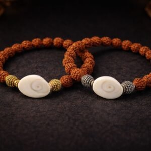 Rudraksha with Gomti Chakra Bracelet For Money and Success